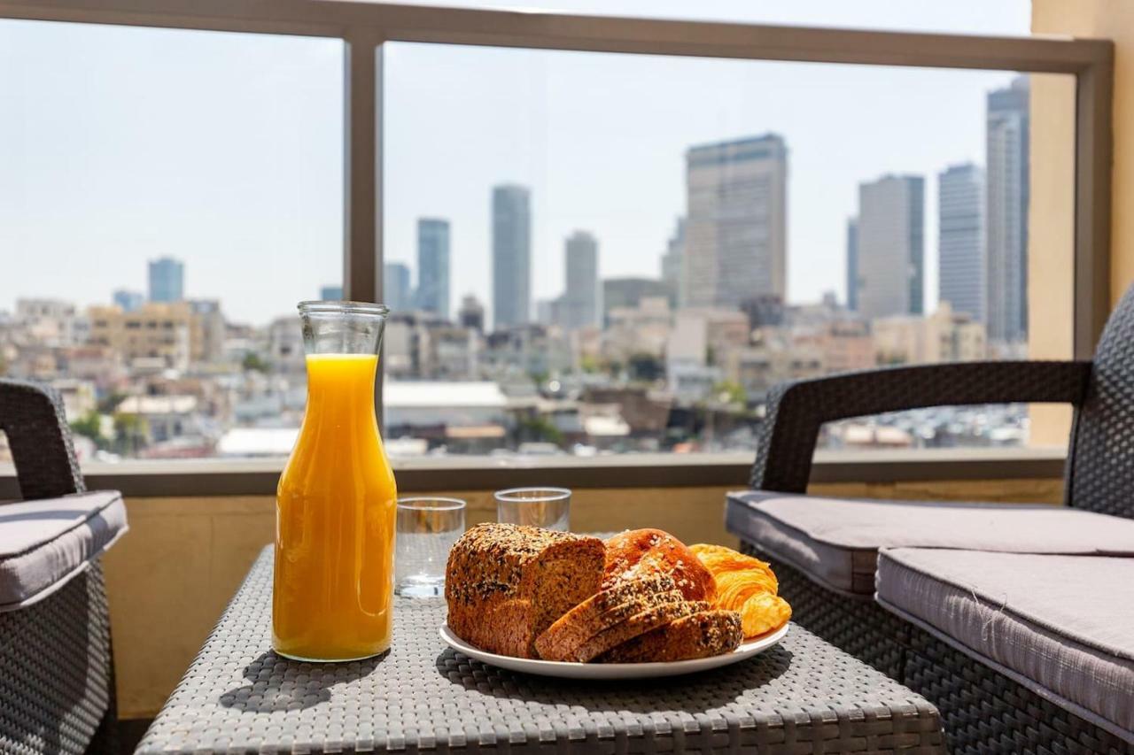 75m² 2 slaapkamer, 2 privé badkamer Appartement in Strandgebied Tel Aviv Buitenkant foto