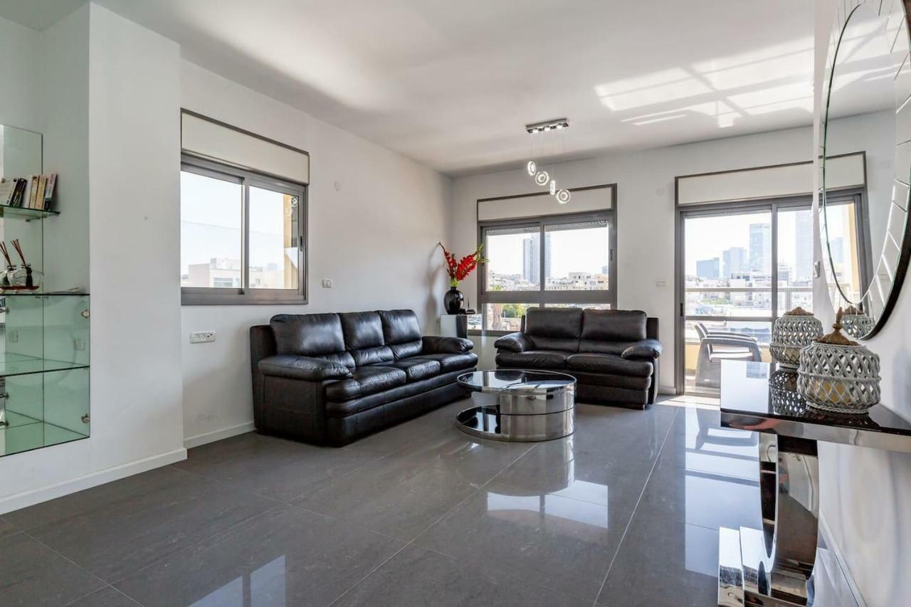 75m² 2 slaapkamer, 2 privé badkamer Appartement in Strandgebied Tel Aviv Buitenkant foto
